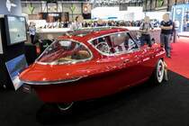 Rückansicht: Nobe 100 light electric vehicle. Technische Daten: ca 600Kg Gewicht, 20/26Kw Li-Ion Batterie, 54/76Kw Leistung, 200-260Km Reichweite. Kaufpreis  EUR 37-47.000  (Autosalon genf 2019).