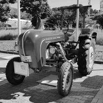 =Porsche Standard, Bj. 1959, 25 PS, gesehen bei der Oldtimerveranstaltung der  Alten Zylinder  in Hilders, Juni 2019