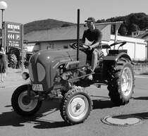 =Porsche Standard, unterwegs auf dem Ausstellungsgelände bei der Oldtimerveranstaltung der  Alten Zylinder  in Hilders, Juni 2019