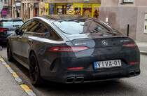Mercedes-Benz AMG Gt 63S. Foto: November, 2019, Pécs, Ungarn.