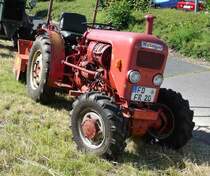 =Krieger KS 30/1, Bj. 1975, 33 PS, steht bei der Oldtimerveranstaltung der  Alten Zylinder  in Hilders, Juni 2019