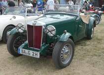 =MG TD, Bj. 1951, 1250 ccm, ca. 60 PS, ausgestellt beim Oldtimertreffen in Ostheim, 07-2019