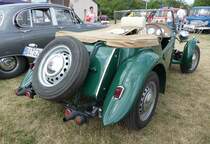 =MG TD, Bj. 1951, 1250 ccm, ca. 60 PS, ausgestellt beim Oldtimertreffen in Ostheim, 07-2019