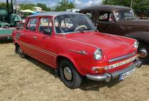 =Skoda 1000 gesehen beim Oldtimertreffen in Ostheim, 07-2019
