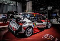 Toyota Yaris WRC aus dem Jahr 2019. Foto: Autosalon Genf, 2019