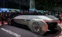 Renault EZ-ULTIMO (Rückansicht) ausgestellt auf dem Genfer Autosalon in 2019.