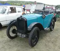 =Austin Seven, Bj. 1927, 11 PS, 748 ccm, steht beim Oldtimertreffen in Ostheim, 07-2019
