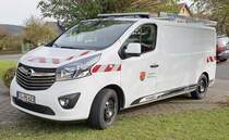 =Opel Vivaro der Gemeinde Petersberg steht im November 2019 in Marbach