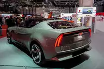 GFG Sybilla, sportlicher GT Auto von Giugiaro, ausgestellt auf dem Autosalon Genf, 2019.