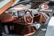 Hispano Suiza Carmen (Interieur), ausgestellt auf dem Autosalon Genf, 2019.