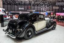 Rückansicht: Hispano Suiza K6, ausgestellt auf dem Autosalon Genf, 2019.