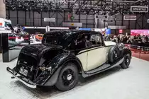 Rückansicht: Hispano Suiza K6, ausgestellt auf dem Autosalon Genf, 2019.