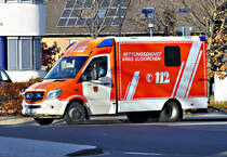 MB Sprinter vom Rettungsdienst Euskirchen im Einsatz - 16.11.2019