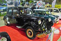 Citroën 11 BL Perfo, Bj 1940, 4 Zyl, 1911 ccm, 46 CV, Max 110 km/h, fotografiert beim Autojumble in Luxemburg. 03.2020