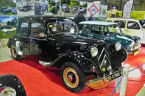 Citroën 11 BL Perfo, Bj 1940, 4 Zyl, 1911 ccm, 46 CV, Max 110 km/h, fotografiert beim Autojumble in Luxemburg. 03.2020