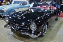 Mercedes Benz 190 SL, BJ 1956, 4 Zyl, 1897 ccm,173 km/h, gesehen beim Autojumble in Luxemburg. 03.2020
