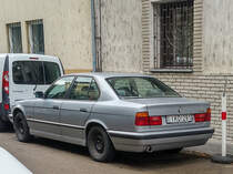 BMW 5 E34, Rückansicht. Foto: September, 2019, Budapest (HU).