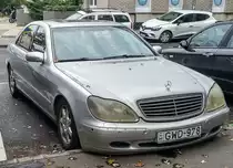 Mercedes-Benz S-Klasse W220. Foto: September, 2019, Budapest (HU).