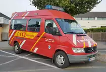 =MB Sprinter als Einsatzleitfahrzeug der Feuerwehr LUDWIGSAU - TANN steht in Hünfeld anl. der Hessischen Feuerwehrleistungsübung 2019, 09-2019
