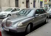Lancia Thesis fotografiert in Budapest (Ungarn), September, 2019.