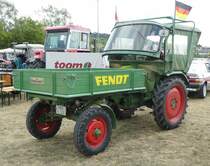 =Fendt GT unterwegs auf dem Ausstellungsgelände beim Oldtimertreffen in Ostheim, 07-2019