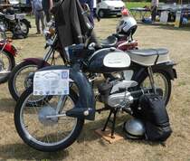 =NSU Quick 50, Bj. 1962, 4,3 PS, steht auf dem Ausstellungsgelände beim Oldtimertreffen in Ostheim, 07-2019