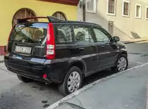 Honda HR-V erste Generation, Rückansicht. Aufnahme: Pécs (HU) Septtember, 2019