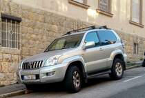 Toyota Land Cruiser Prado. Aufnahme: Pécs (HU) Septtember, 2019