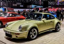 RUF auf Porsche 964 Basis, ausgestellt auf dem Autosalon Genf, 2019.