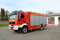 Feuerwehr Altenstadt (Hessen) MAN TGS RW von Lentner am 14.03.20 bei einen Fototermin 