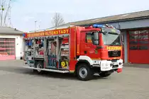 Feuerwehr Altenstadt (Hessen) MAN TGS RW von Lentner am 14.03.20 bei einen Fototermin 