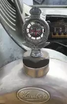 =Humber 11.4, Bj. 1922, Frontemblem und Temperaturanzeige, gesehen beim Oldtimertreffen in Ostheim, 07-2019