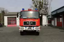 Feuerwehr Altenstadt (Hessen) MAN TLF 24/50 am 14.03.20 bei einen Fototermin 