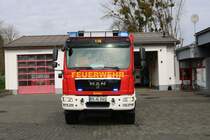 Feuerwehr Altenstadt (Hessen) MAN TGM HLF20/16 am 14.03.20 bei einen Fototermin 