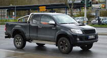 Pick-up Toyota Hilux (7.Generation) am 13.03.20 Berlin Marzahn.