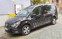 =VW Caddy der Firma WEINRICH steht im Oktober 2019 in Hünfeld