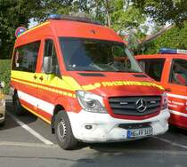 =MB Sprinter der Feuerwehr BAD HOMBURG - DORNHOLZHAUSEN steht in Hünfeld anl. der Hessischen Feuerwehrleistungsübung 2019, 09-2019