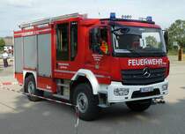 =MB Atego als LF 10 der Feuerwehr EBSDORFERGRUND - DREIHAUSEN steht bereit zum Wettkampfstart anl. der Hessischen Feuerwehrleistungsübung 2019 in Hünfeld, 09-2019