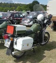 =MZ ETZ 250 in Volkspolizeiausführung, gesehen beim Oldtimertreffen in Ostheim, 07-2019