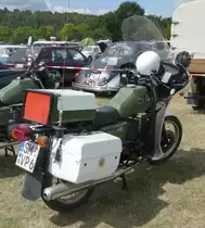 =MZ ETZ 250 in Volkspolizeiausführung, gesehen beim Oldtimertreffen in Ostheim, 07-2019
