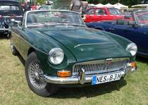 =MG B, gesehen beim Oldtimertreffen in Ostheim, 07-2019