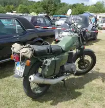 =MZ ETZ 250, gesehen beim Oldtimertreffen in Ostheim, 07-2019