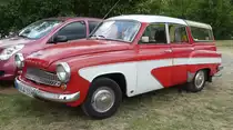 =Wartburg Tourist, gesehen beim Oldtimertreffen in Ostheim, 07-2019