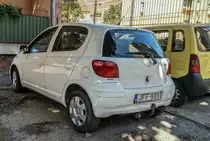 Toyota Yaris I, aufgenommen in Budapest (HU), September, 2019