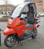 =BMW C 1 steht im Januar 2020 in Petersberg