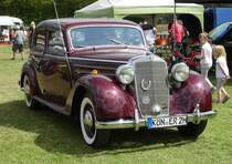 =MB 170 S, Bj. 1950, 52 PS, unterwegs auf dem Austellungsgelände beim Oldtimertreffen in Ostheim, 07-2019
