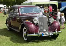 =MB 170 S, Bj. 1950, 52 PS, unterwegs auf dem Austellungsgelände beim Oldtimertreffen in Ostheim, 07-2019