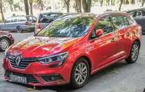 Renault Mégane IV GrandTour, fotografiert in Budapest (Ungarn), September, 2019.