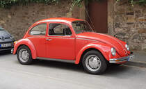 =VW Käfer steht im September 2019 im Lipper Land
