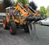 =Fendt Xylon steht im September 2019 in Hünfeld
